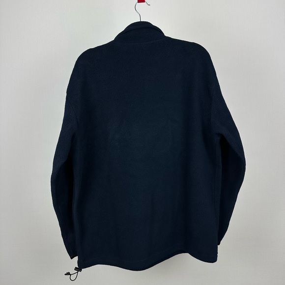 Vintage Polo Sport Ralph Lauren 1/4 Zip Fleece Big Logo USA Flag Size XL Navy - Picture 9 of 10